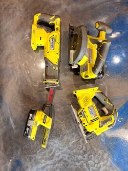 Ryobi ONE+ 18V Cordless Saw Set (3 Tools + Battery)