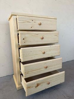 5 Drawer pine