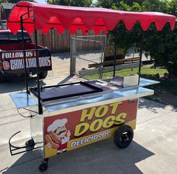 3 in 1 Cart/Carreta hot dogs tacos Hamburgers Fries