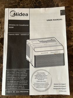 Midea MAW08V1QWT Window Ac 8000 BTU