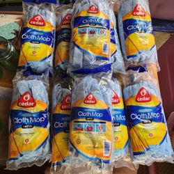 O-Cedar Microfiber Cloth Mop Refill, Blue $3 Ea