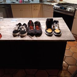 Air Jordan's and Nike basketball shoes/vans bundle 