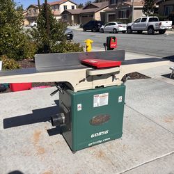 Grizzly 8” Spiral Cutterhead Jointer G0856 – 3HP – Mobile Base – Woodworking