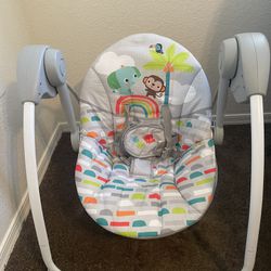 Baby swings and bouncer