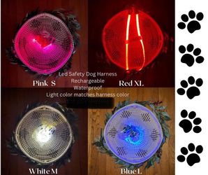 Brand New Led Dog Safety Harness