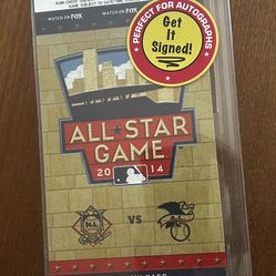 Mini Mega Ticket For 2014  MLB All-Star Game 