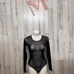 BOZZOLO mesh bodysuit size medium