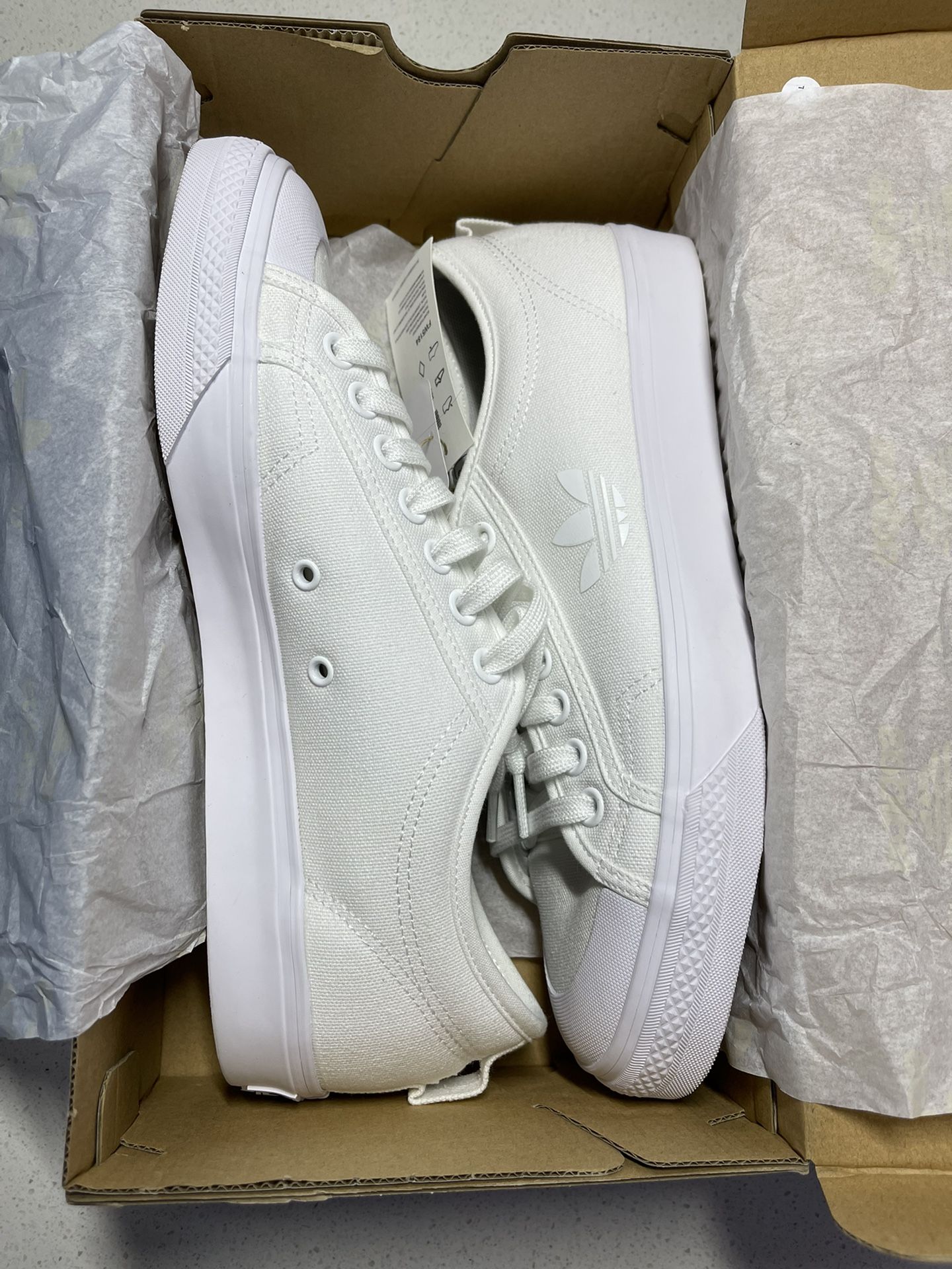 Adidas Niza Trefoil Triple Cloud White
