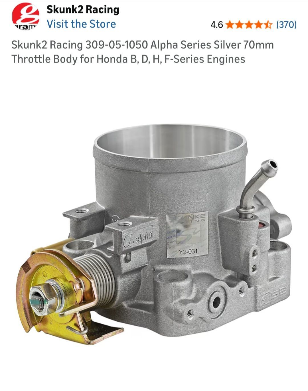 Skunk2 Racing Alpha Series 70mm throttle body