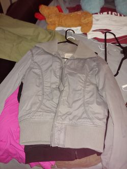 Anchor blue grey jacket