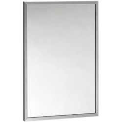 Commercial Mirror With Stainless Steel Frame