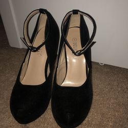 Black heels