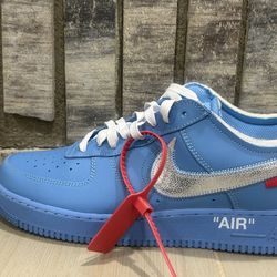 Size 12 Off-White x Nike Air Force 1 “University Blue”