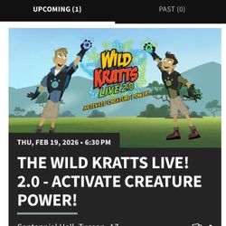 2 Wild Kratts Front Row Tickets
