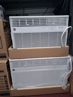12000btu windows AC/ HEATER both by GE 240volts $299.  180000btu GE 240volts $349