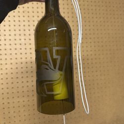 Handmade University Of Washington Huskies Engraved Wine Bottle Wind Chime