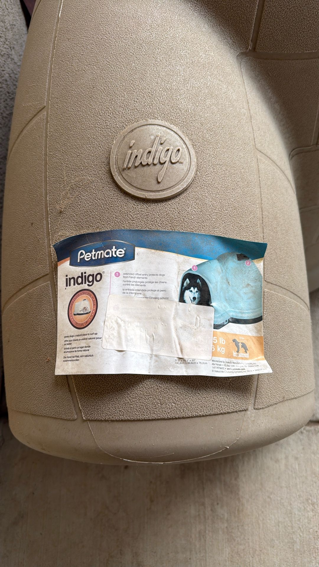 Indigo Dog shelter Large Breed Size