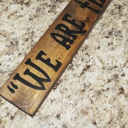 We are the weirdos mister wooden sign decor decoration