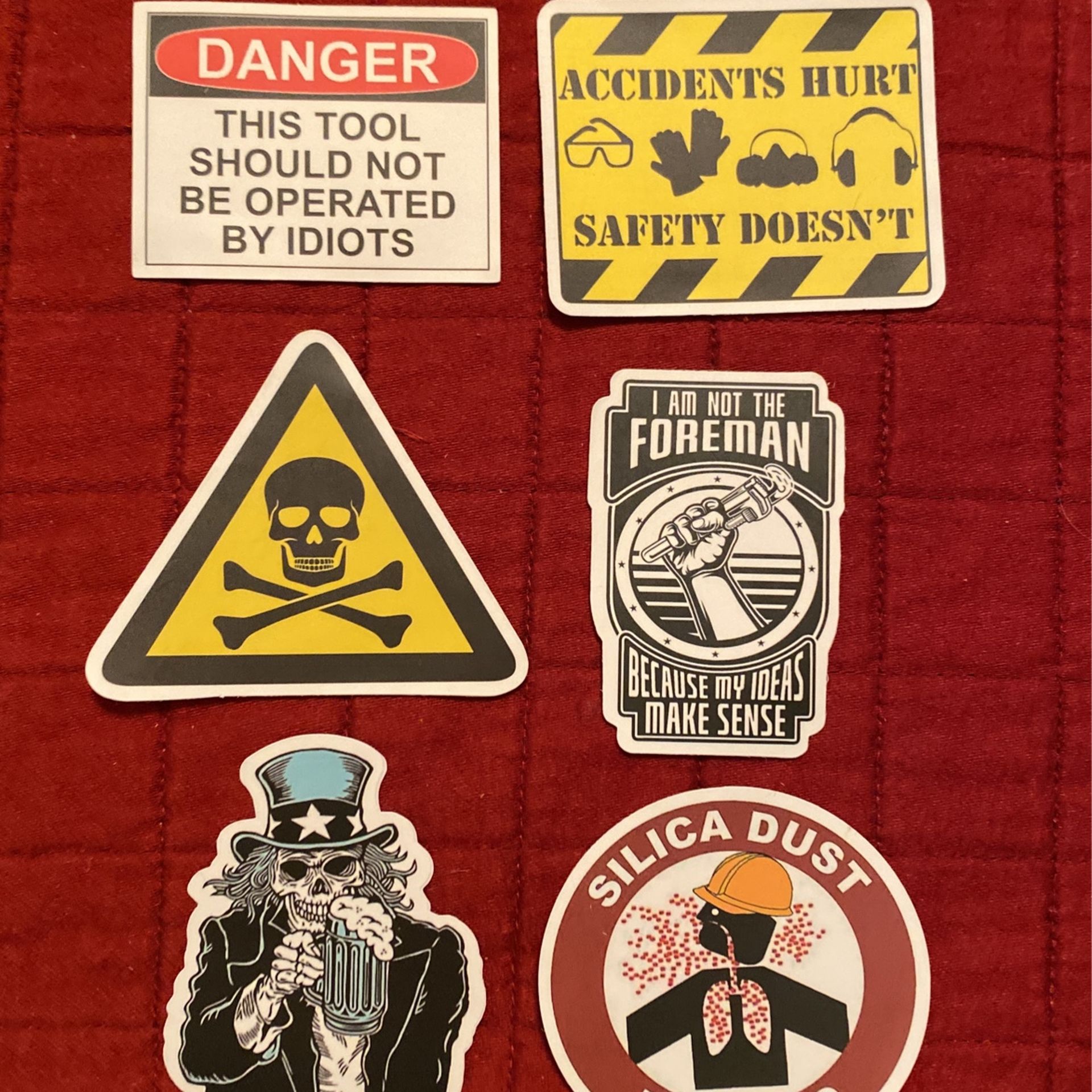 Hard Hat Stickers