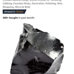 Black Obsidian Raw Crystals