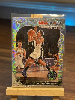 2019/20 NBA HOOPS PREMIUM SILVER SCOPE KELDON JOHNSON ROOKIE