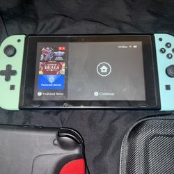 Switch With Dock/Case/Grip/128gb SD