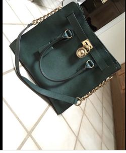 Michael Kors Hamilton Bag Dark Green