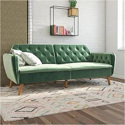 *Brand New* Memory Foam Futon and Sofa Bed, Light Green Velvet 