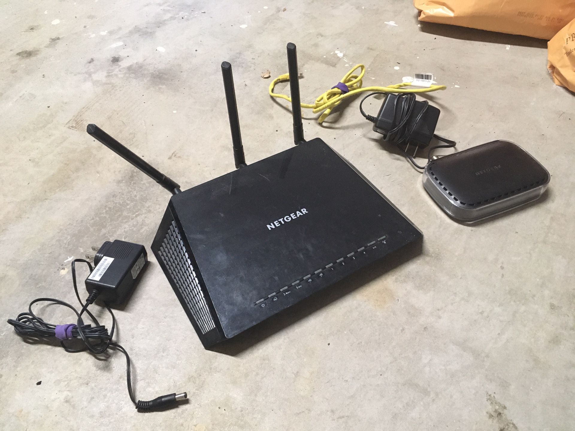 Netgear router and modem