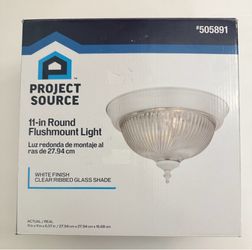Project Source 11inch Flushmount Light