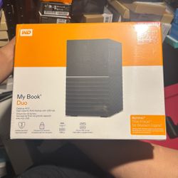 WD 44TB My Book Duo Desktop RAID External Hard Drive HDD, USB 3.1, With Password Protection and Auto Backup Software - WDBFBE0440JBK-NESN