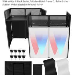 Portable DJ Facade Booth
