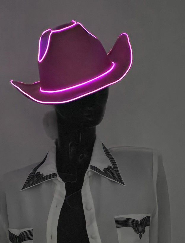 Cowboy Hard Hat Light up 2 setting
