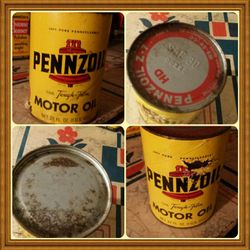 PENNZOIL Oil can
