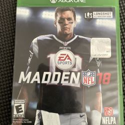 Madden NFL 18 (Microsoft Xbox One, 2017)