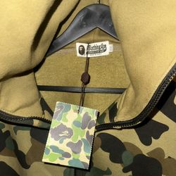 Green Camo BAPE Hoodie 