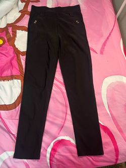 Black super stretch denim pants