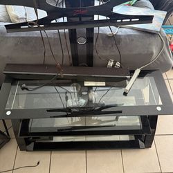 Glass TV Stand