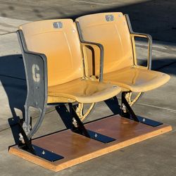 Authentic Dodger Stadium Seats & Standup Braces 