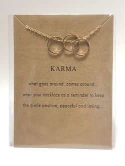 Karma Gold Dipped Necklace