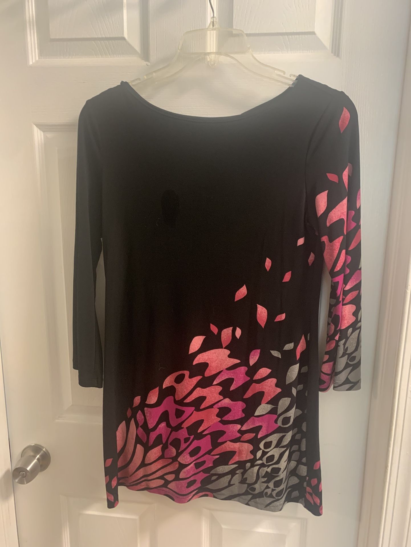 Black And Floral Dress