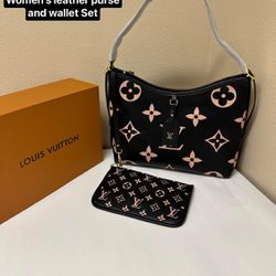 Designer women’s Leather bag Set.