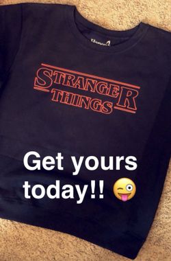 Stranger Things Women Sweatshirt NEW