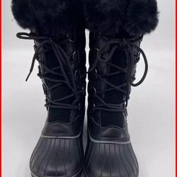 👢 Merence Women’s Black Water-Resistant Winter Boots 👢  Size 7 – $50 (OBO)