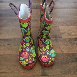 Owl Rain boots 