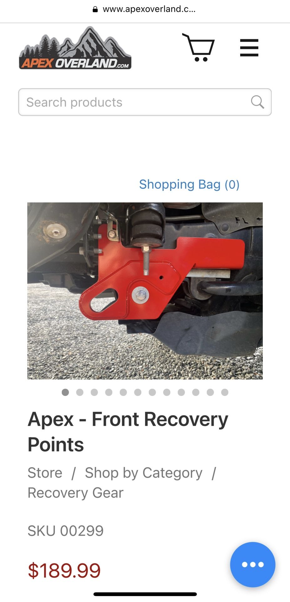 Apex Overland Recovery Points - Non KDSS