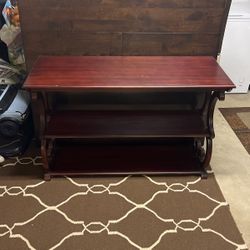 Cherry Wood Entrance Table 
