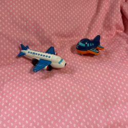 2 Plastic Airplanes