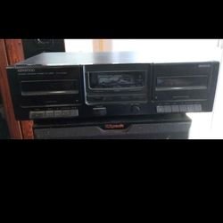 KENWOOD DOUBLE CASSETTE PLAYER $100 FINAL PRICE SAME DAY SHIPPING 