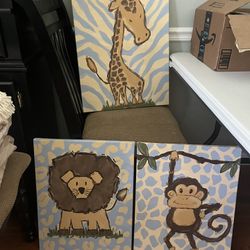 Hand Painted canvases 